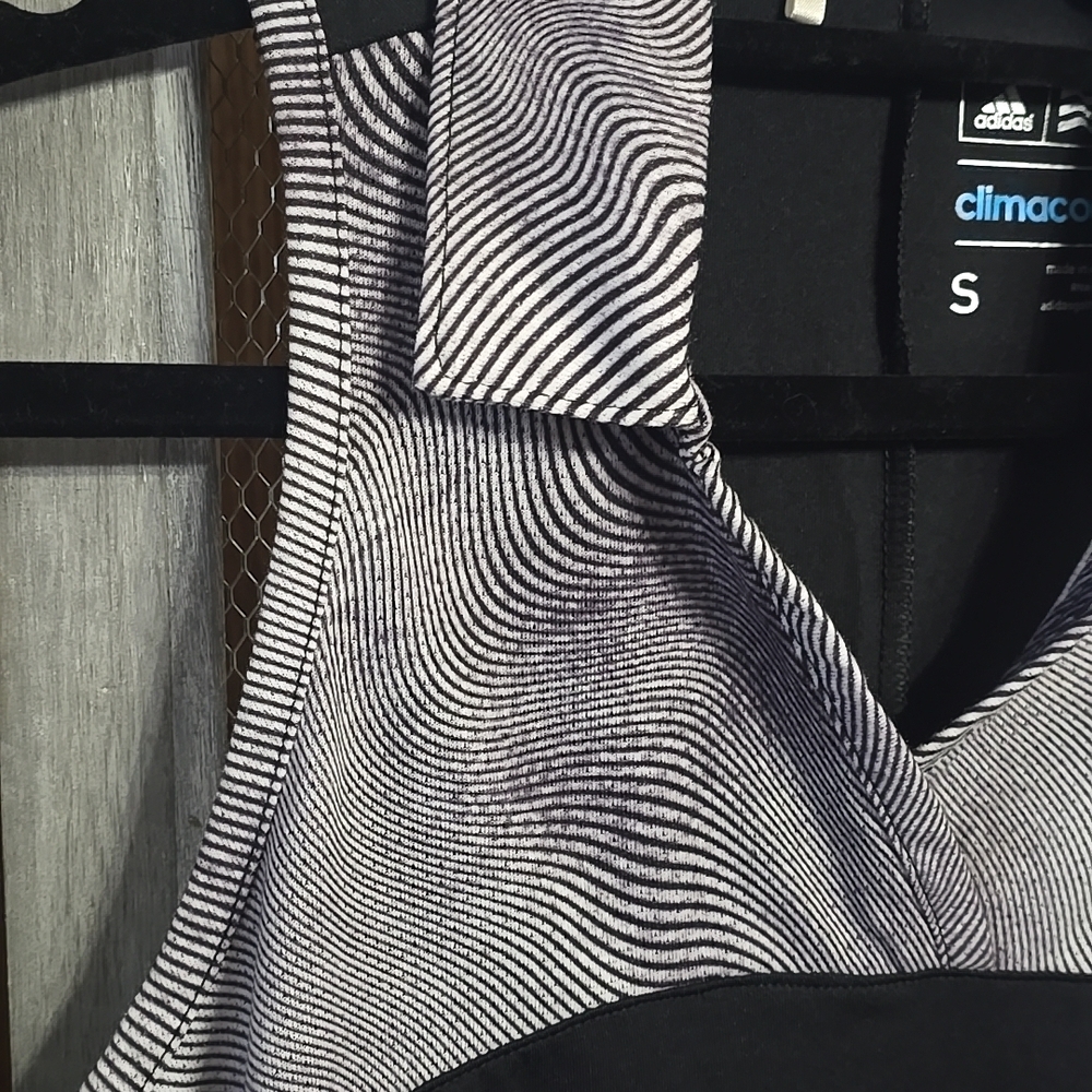 Adidas Women's Black and White Tank Top - Picture 3 of 5